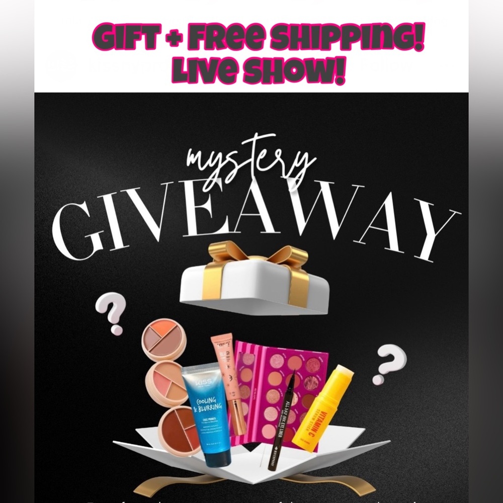 LIVE SHOW GIVEY!!! 🎁 PLUS: FREE SHIPPING!!!